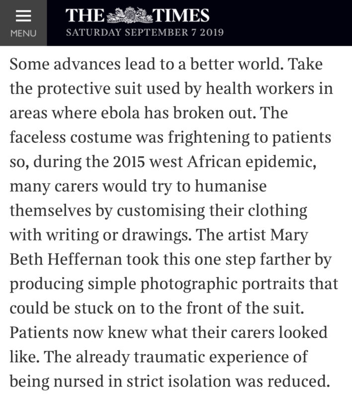 Times of London Being Human Review
